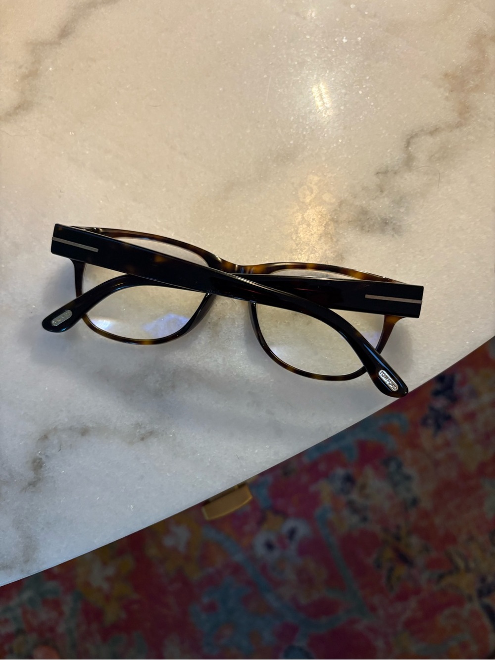 Ford Men’s Glasses in Tortoiseshell and Black Accents